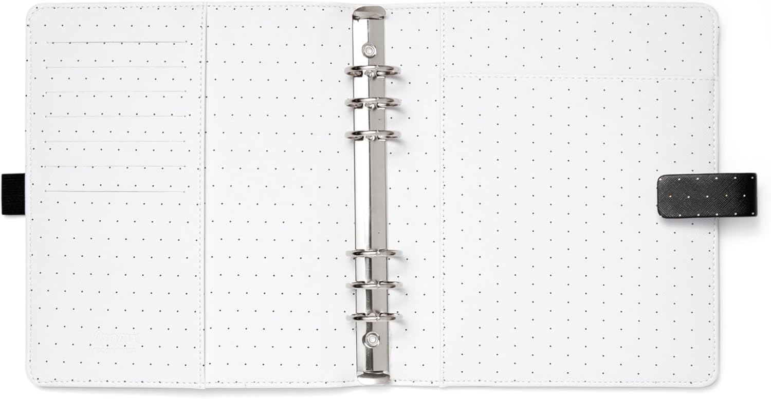 Filofax A5 Moonlight Organiser - Black
