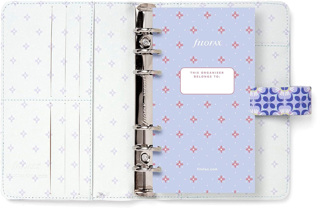 Filofax Personal Mediterranean Organiser - Blue