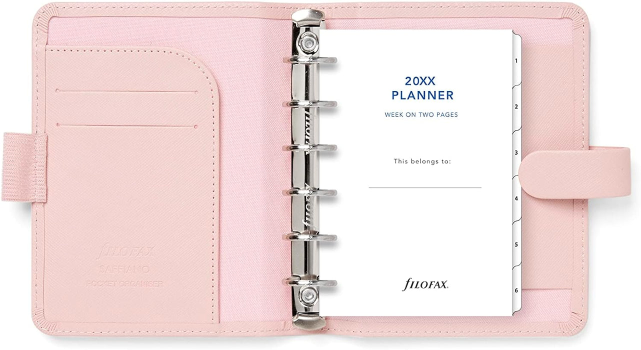 Filofax Pocket Saffiano organiser - Blush