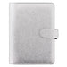 Filofax Personal Saffiano organiser - Metallic Silver 2025 Personal Metallic Silver
