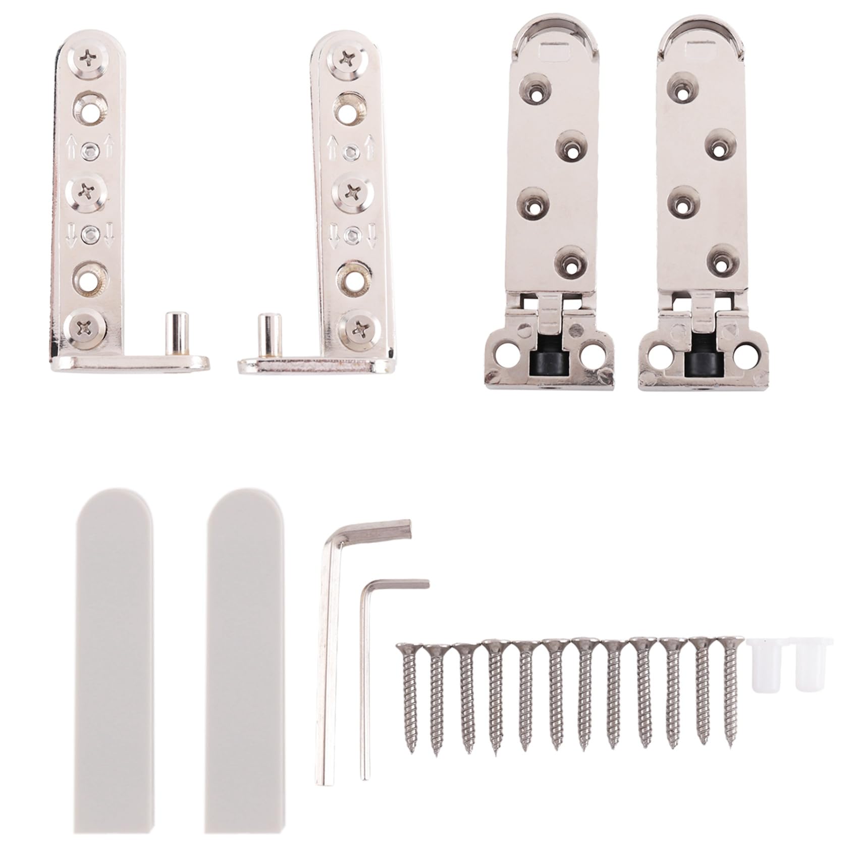 Cosmin Adjustable Invisible Door Hinges for Heavy Duty Up and Down with Rotation 'Swivel Shaft Furniture Fittings for Wooden Doors
