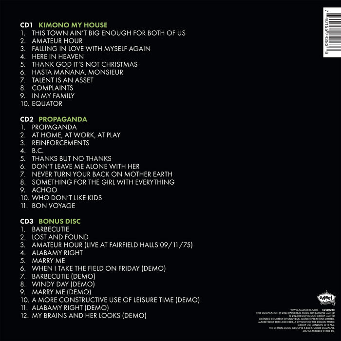 Sparks 1974: Kimono My House & Propaganda