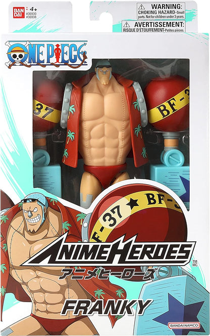 BANDAI – Anime Heroes - One Piece - Anime Heroes Figur 17 cm - Franky - 36938