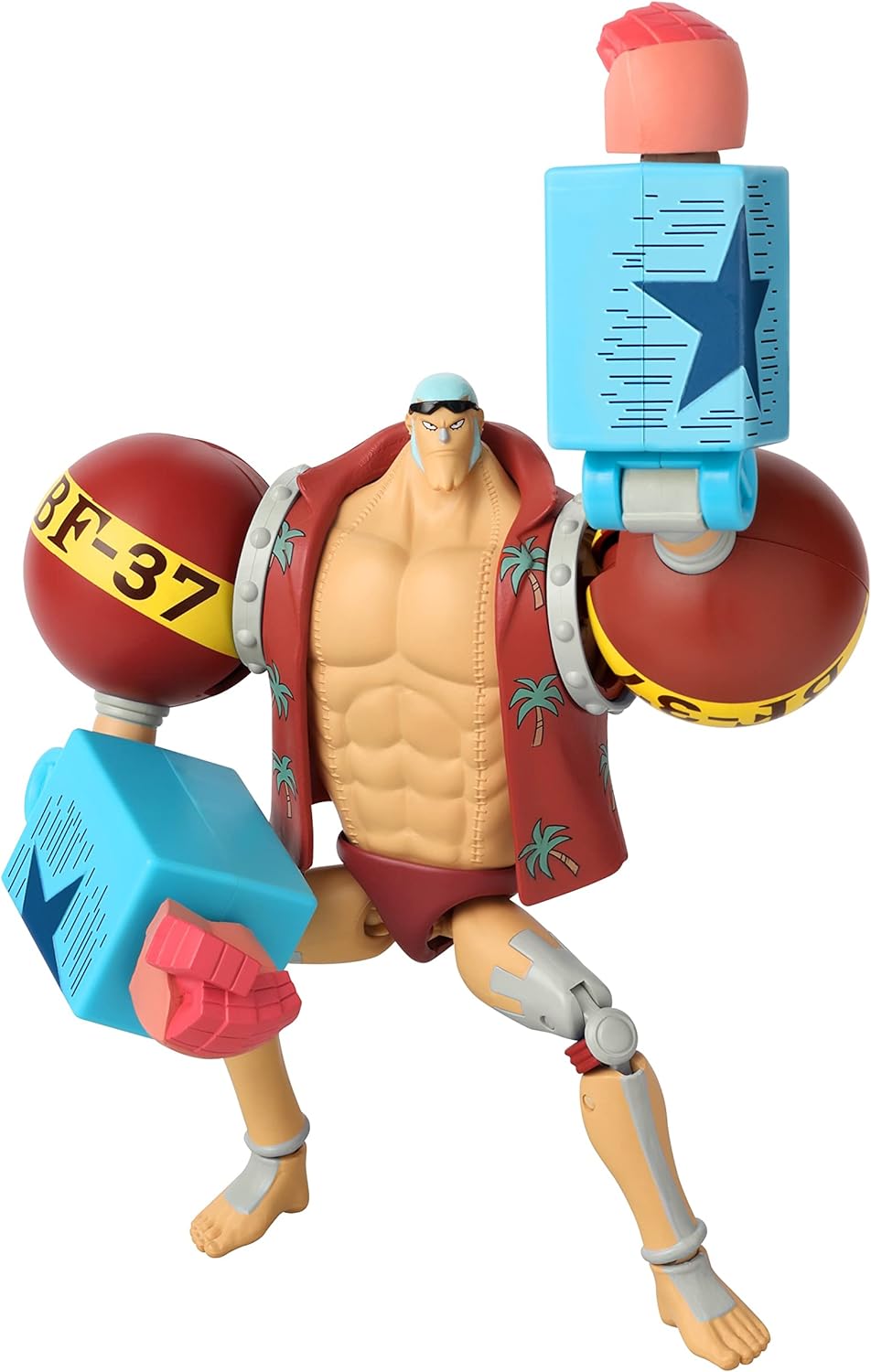 BANDAI – Anime Heroes - One Piece - Anime Heroes Figur 17 cm - Franky - 36938