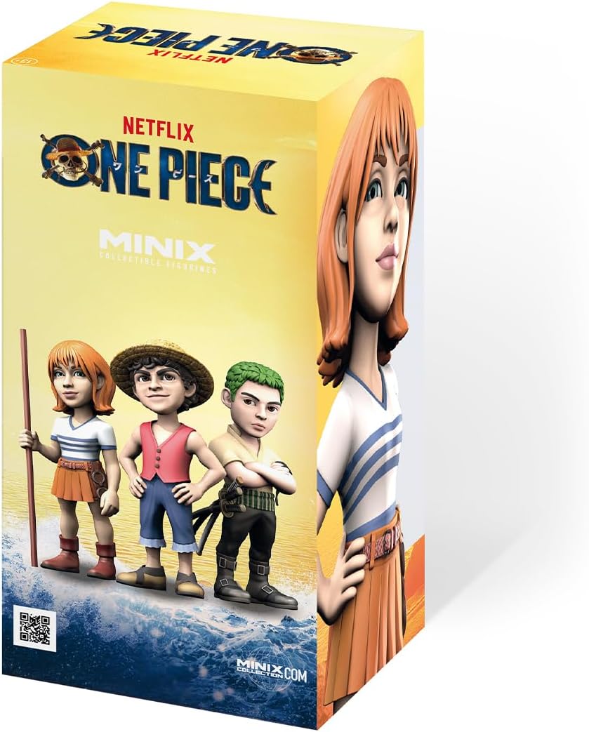 MINIX - Figura de Nami La Gata Ladrona - One Piece - Coleccionables de 12 cm para Exhibición, Idea de Regalo para Niños Y Adultos, Fans de Anime - MN14040