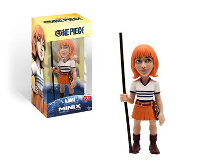MINIX - Figura de Nami La Gata Ladrona - One Piece - Coleccionables de 12 cm para Exhibición, Idea de Regalo para Niños Y Adultos, Fans de Anime - MN14040