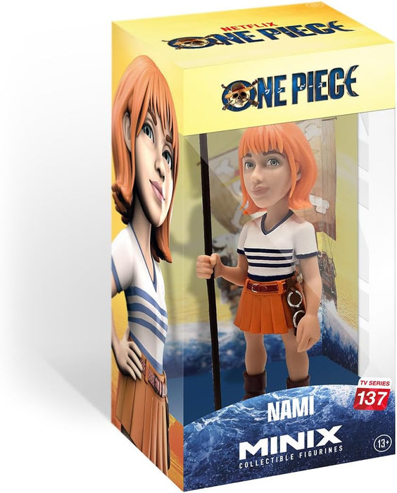 MINIX - Figura de Nami La Gata Ladrona - One Piece - Coleccionables de 12 cm para Exhibición, Idea de Regalo para Niños Y Adultos, Fans de Anime - MN14040