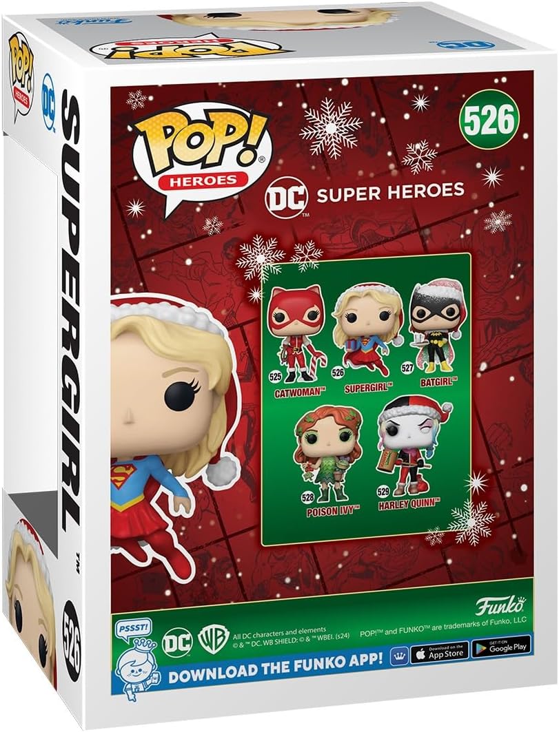 Funko Pop! Heroes: Holiday '24 – Supergirl - DC Comics - Collectable Vinyl Figure - Gift Idea - Official Merchandise - Toys for Kids & Adults - Comic Books Fans - Model Figure for Collectors
