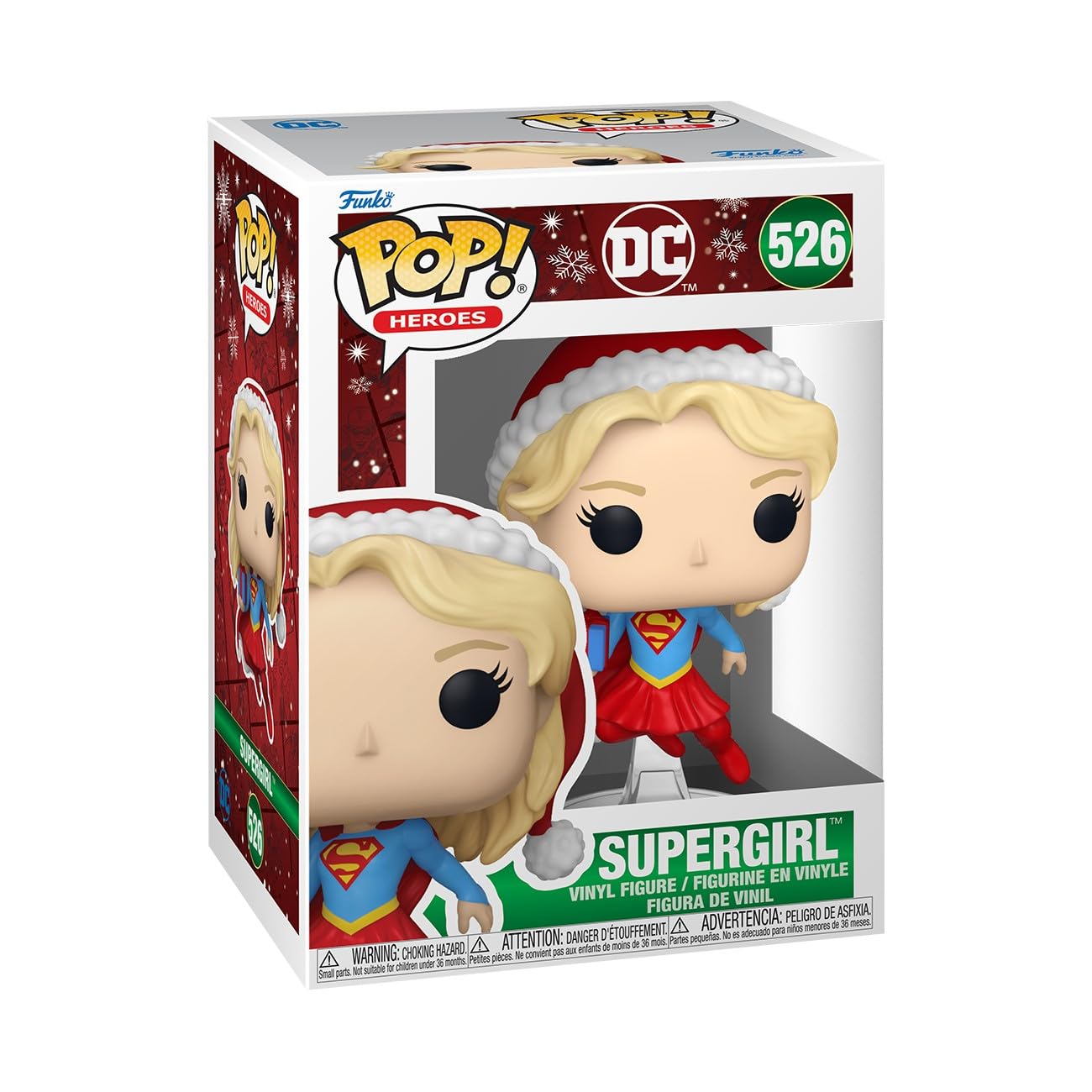 Funko Pop! Heroes: Holiday '24 – Supergirl - DC Comics - Collectable Vinyl Figure - Gift Idea - Official Merchandise - Toys for Kids & Adults - Comic Books Fans - Model Figure for Collectors
