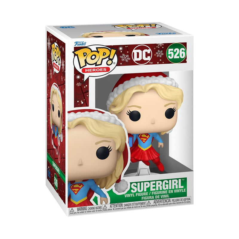Funko Pop! Heroes: Holiday '24 – Supergirl - DC Comics - Collectable Vinyl Figure - Gift Idea - Official Merchandise - Toys for Kids & Adults - Comic Books Fans - Model Figure for Collectors