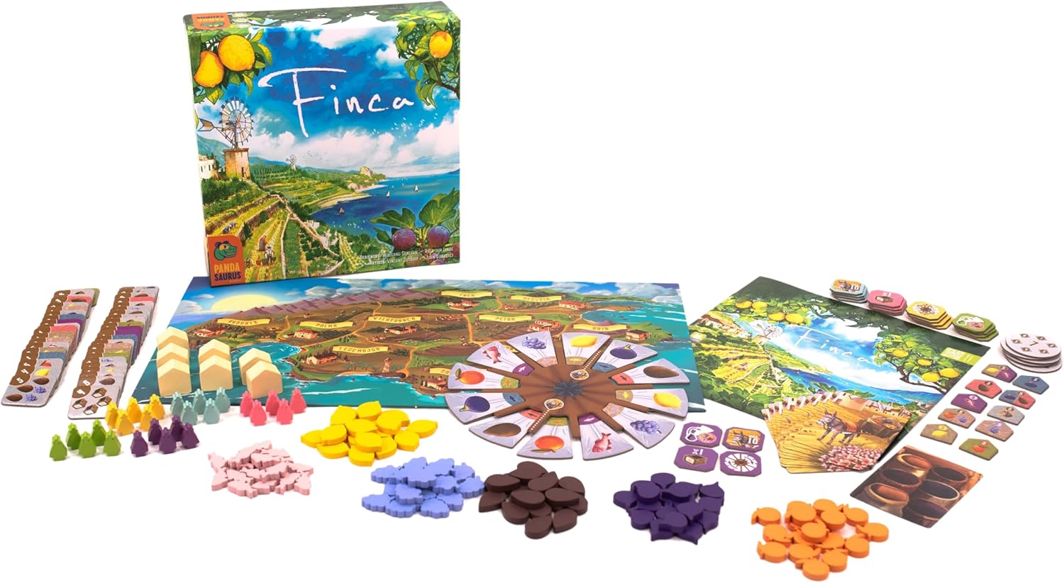 Pandasaurus | Finca | Board Game | Ages 10+ | 2-5 Players | 45 Minutes Playing Time