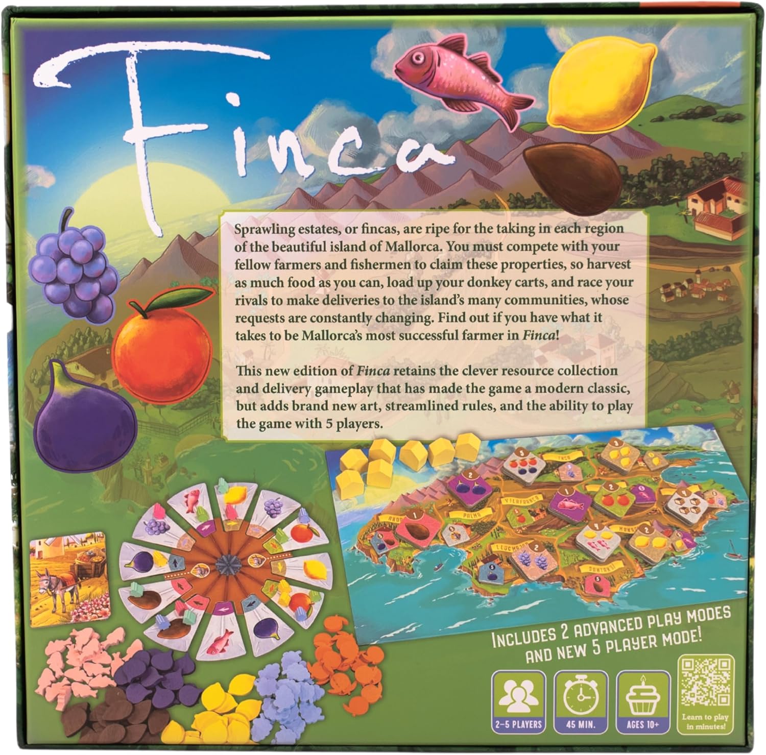 Pandasaurus | Finca | Board Game | Ages 10+ | 2-5 Players | 45 Minutes Playing Time