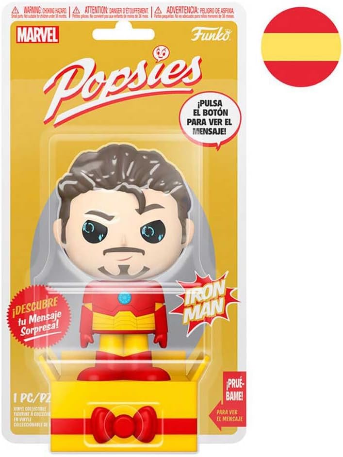 Funko Popsies: Marvel - Iron Man - (Spanish) - Marvel Comics - Collectable Vinyl Figure - Gift Idea - Official Merchandise - Toys for Kids & Adults - Comic Books Fans - Stocking Fillers