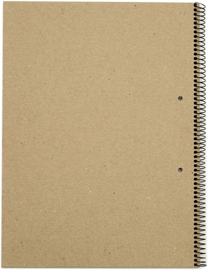 RHINO A4 College Pad, 8mm Lined + Margin, 70-Leaf/140-Page - 10-Pack - Spiral-Bound Pad with Pre-Punched Holes - Ideal for Schools, Students & all Note-Taking