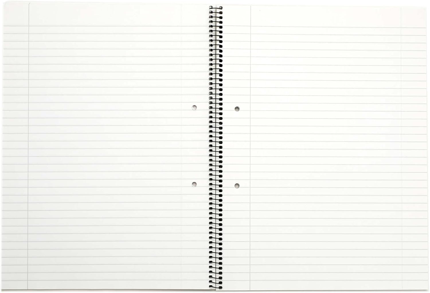 RHINO A4 College Pad, 8mm Lined + Margin, 70-Leaf/140-Page - 10-Pack - Spiral-Bound Pad with Pre-Punched Holes - Ideal for Schools, Students & all Note-Taking