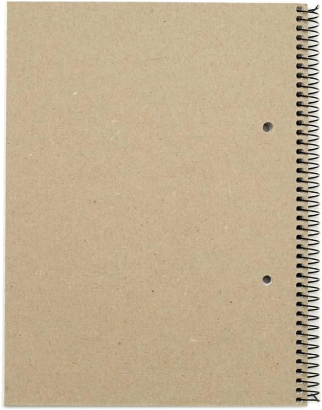 RHINO A5 College Pad, 8mm Lined + Margin, 70-Leaf/140-Page, 10-Pack - Spiral-Bound Pad with Pre-Punched Holes - Ideal for Schools, Students & all Note-Taking