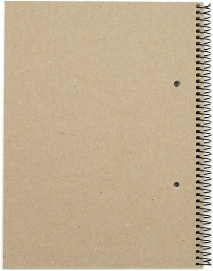 RHINO A5 College Pad, 8mm Lined + Margin, 70-Leaf/140-Page, 10-Pack - Spiral-Bound Pad with Pre-Punched Holes - Ideal for Schools, Students & all Note-Taking
