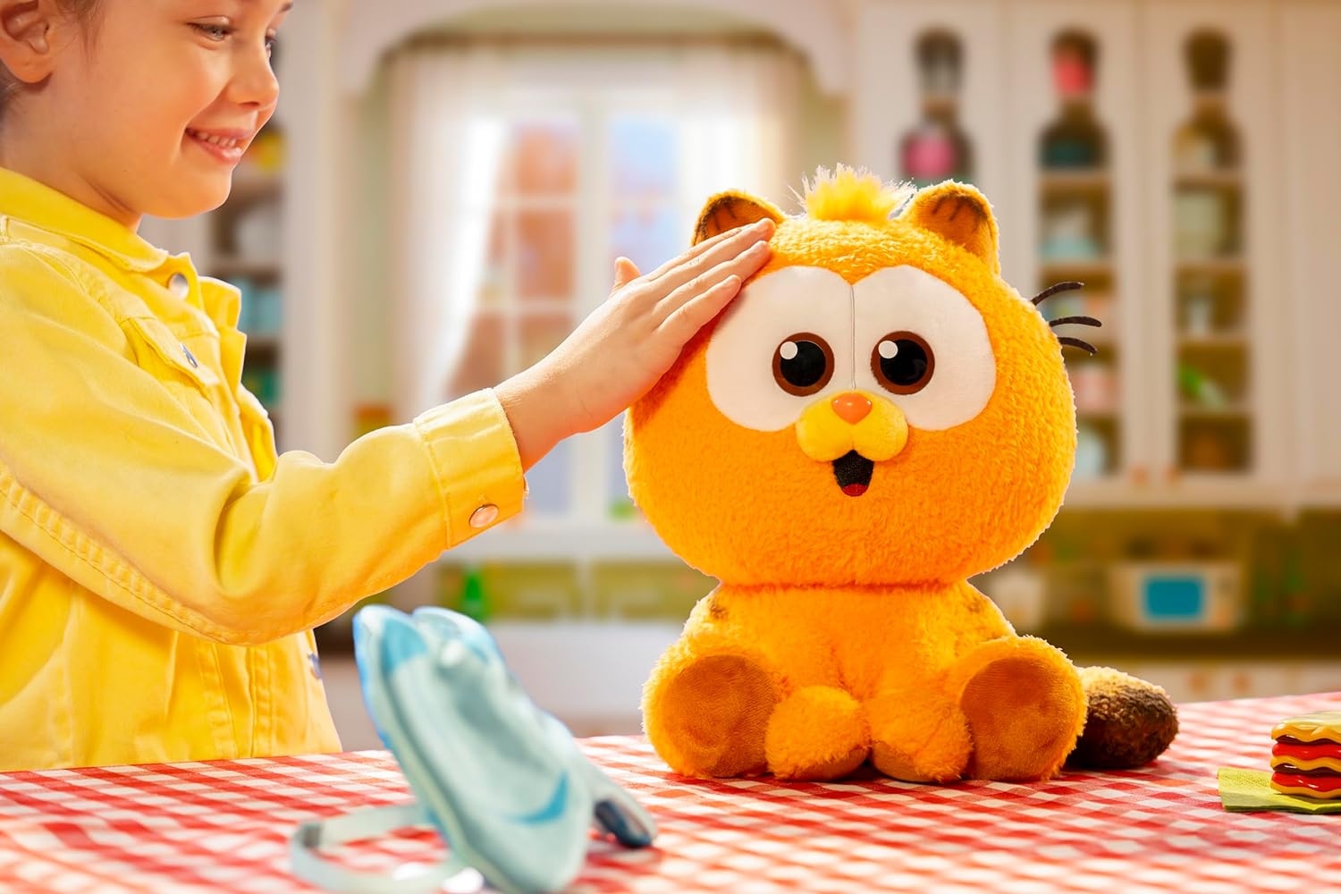 The Garfield Movie - Interactive Baby Garfield Plush | Eating, Burping, Sleeping Interactive Plush for Kids Ages 3+