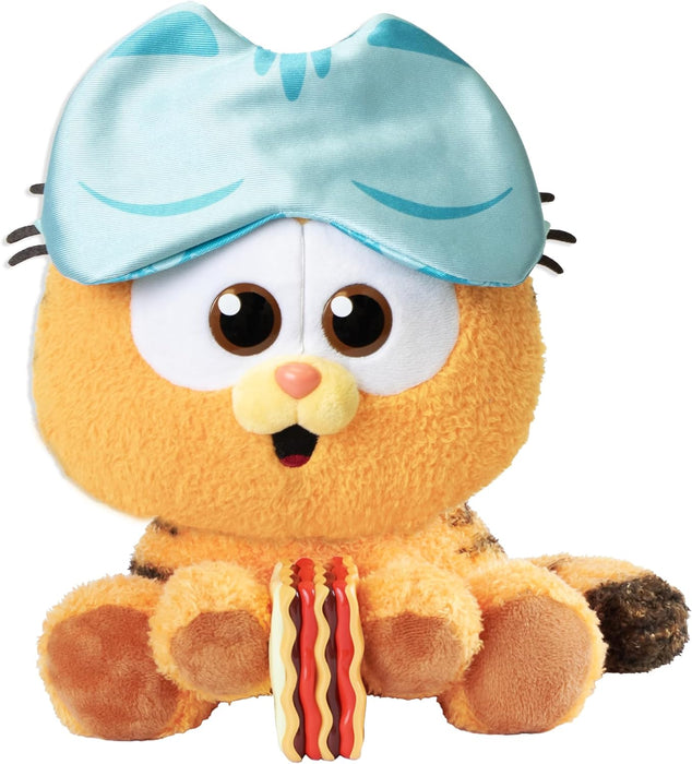 ANIMAGIC - Baby Garfield - Mascota Interactiva - para Niños y Niñas Desde 3 Años - Peluche Suave de Garfield - Dale de Comer y ponle a Dormir - Experiencia Sensorial