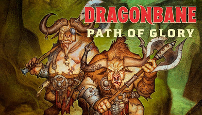 Free League Publishing Dragonbane: Path of Glory Roleplaying Adventure Expansion, Tabletop Roleplaying for Adults, Family, Teens 12+