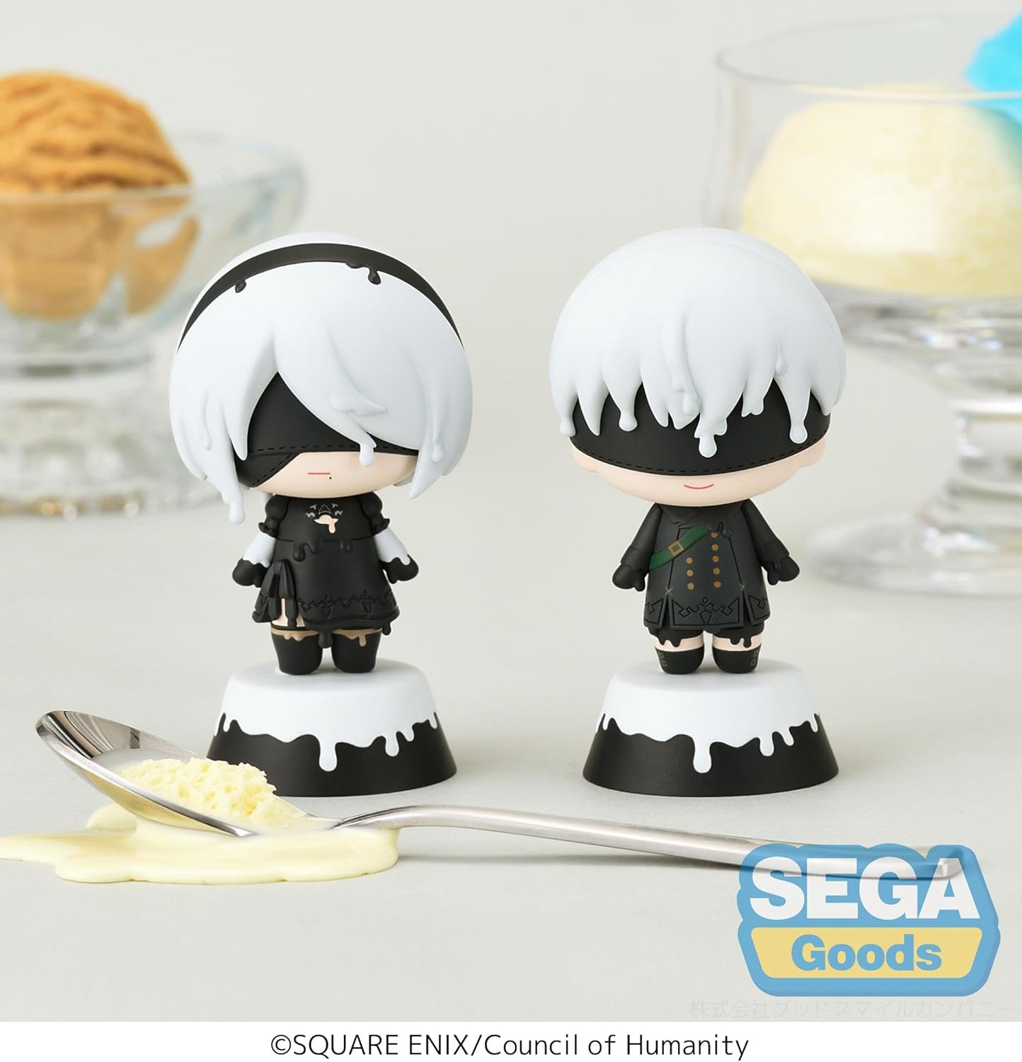 Hatsune Miku pack 2 figures 2B & 9S 7 cm