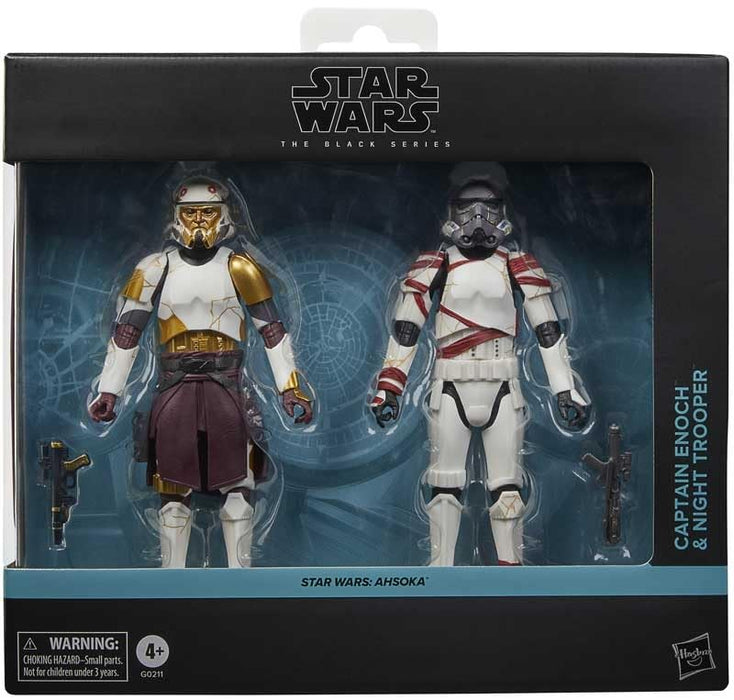Star Wars The Black Series Captain Enoch & Night Trooper, Star Wars: Ahsoka Collectible 6 Inch Action Figure 2-Pack