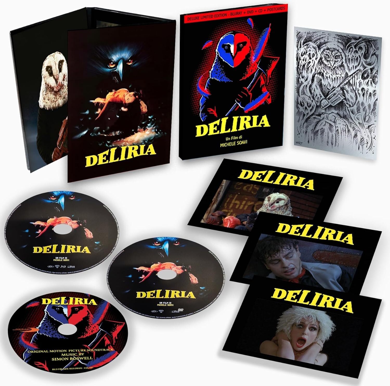 Deliria: Deluxe - All-Region includes Soundtrack Postcards