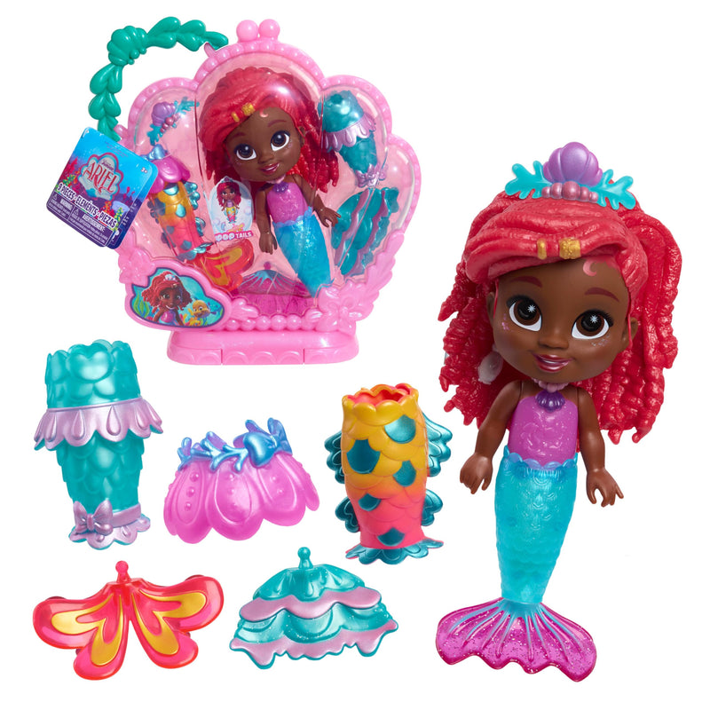 Just Play Ariel Jr Pop Tail Doll, Kids Toys for Ages 3 Up