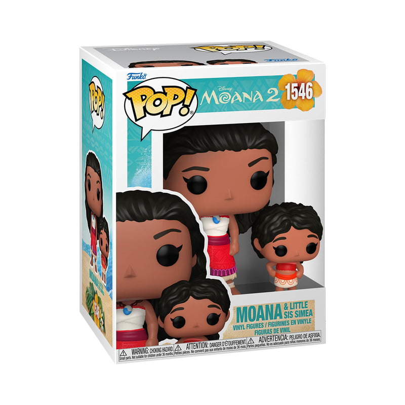 Funko Pop! & Buddy: Moana 2 - Moana & Simea - Collectable Vinyl Figure - Gift Idea - Official Merchandise - Toys for Kids & Adults - Movies Fans - Model Figure for Collectors and Display
