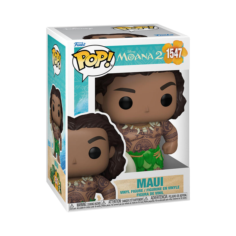 Funko Pop! Disney: Moana 2 - Maui - Collectable Vinyl Figure - Gift Idea - Official Merchandise - Toys for Kids & Adults - Movies Fans - Model Figure for Collectors and Display