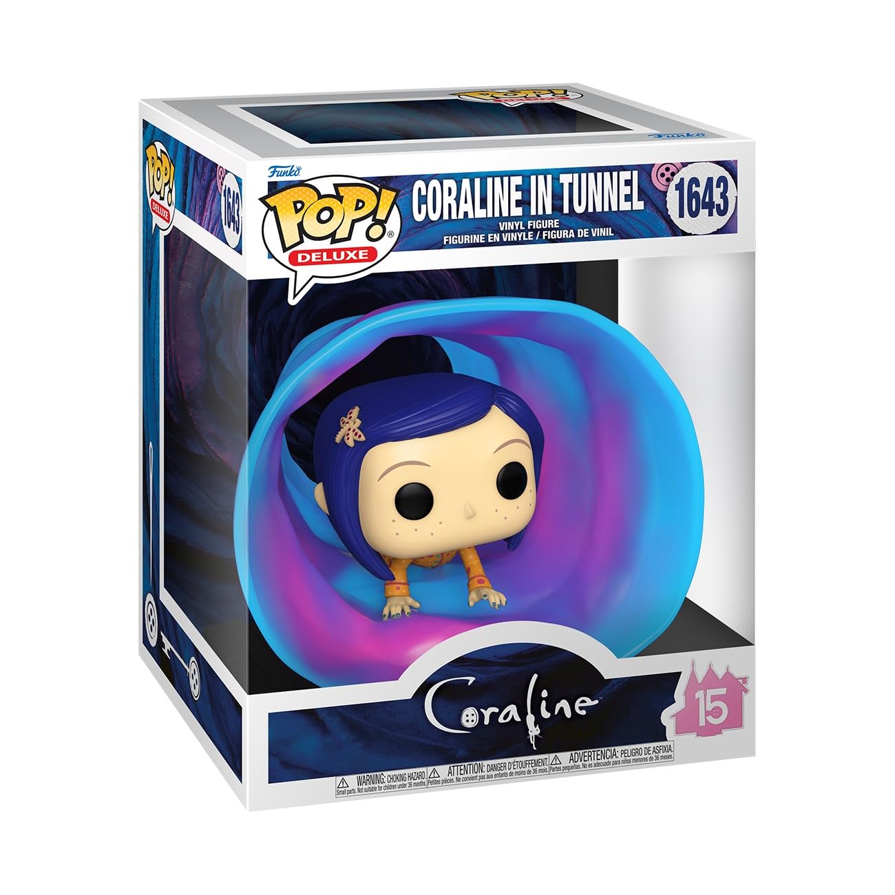 Funko Pop! Deluxe: Coraline 15th - Coraline - Figura de Vinilo Coleccionable - Idea de Regalo- Mercancia Oficial - Juguetes para Niños y Adultos - Movies Fans - Muñeco para Coleccionistas