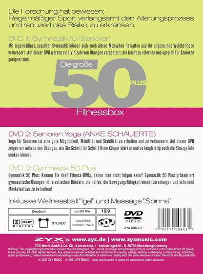 Die große 50+ Fitnessbox mit Massagezubehör