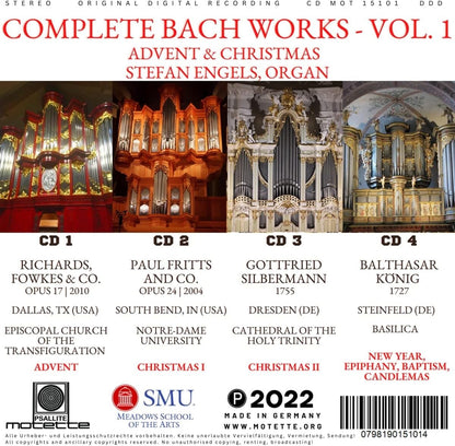 Complete Organ Works Vol.1: Advent & Christmas