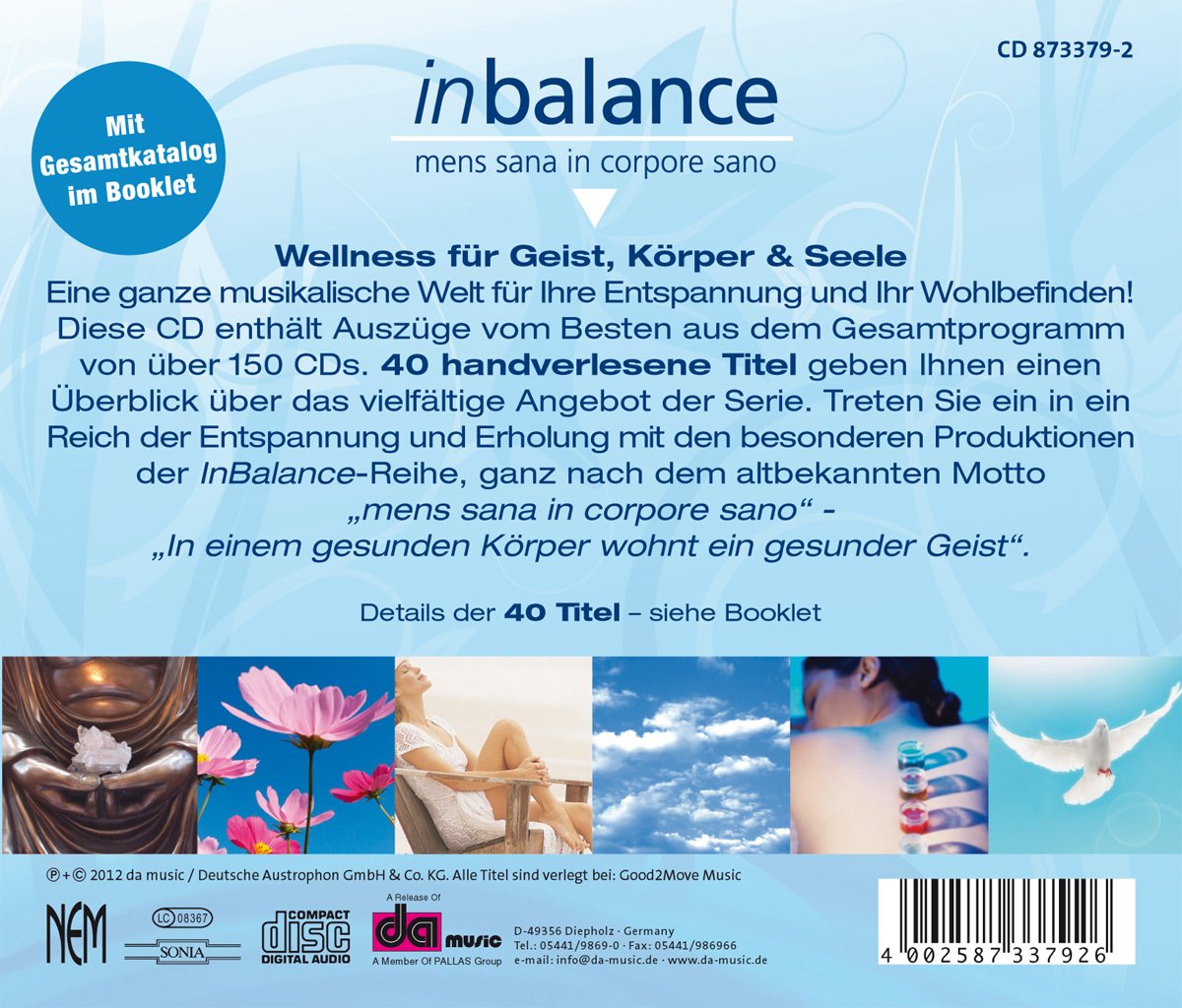 INBALANCE-WELLNESS F?œR GEIST, K?–RPER & SE