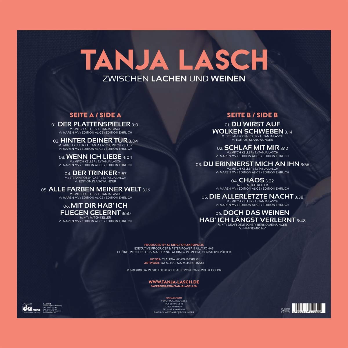 ZWISCHEN LACHEN UND WEINEN (VINYL EDITIO