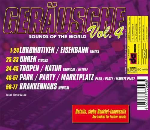 GERAUSCHE VOL.4-SOUNDS OF THE WORLD