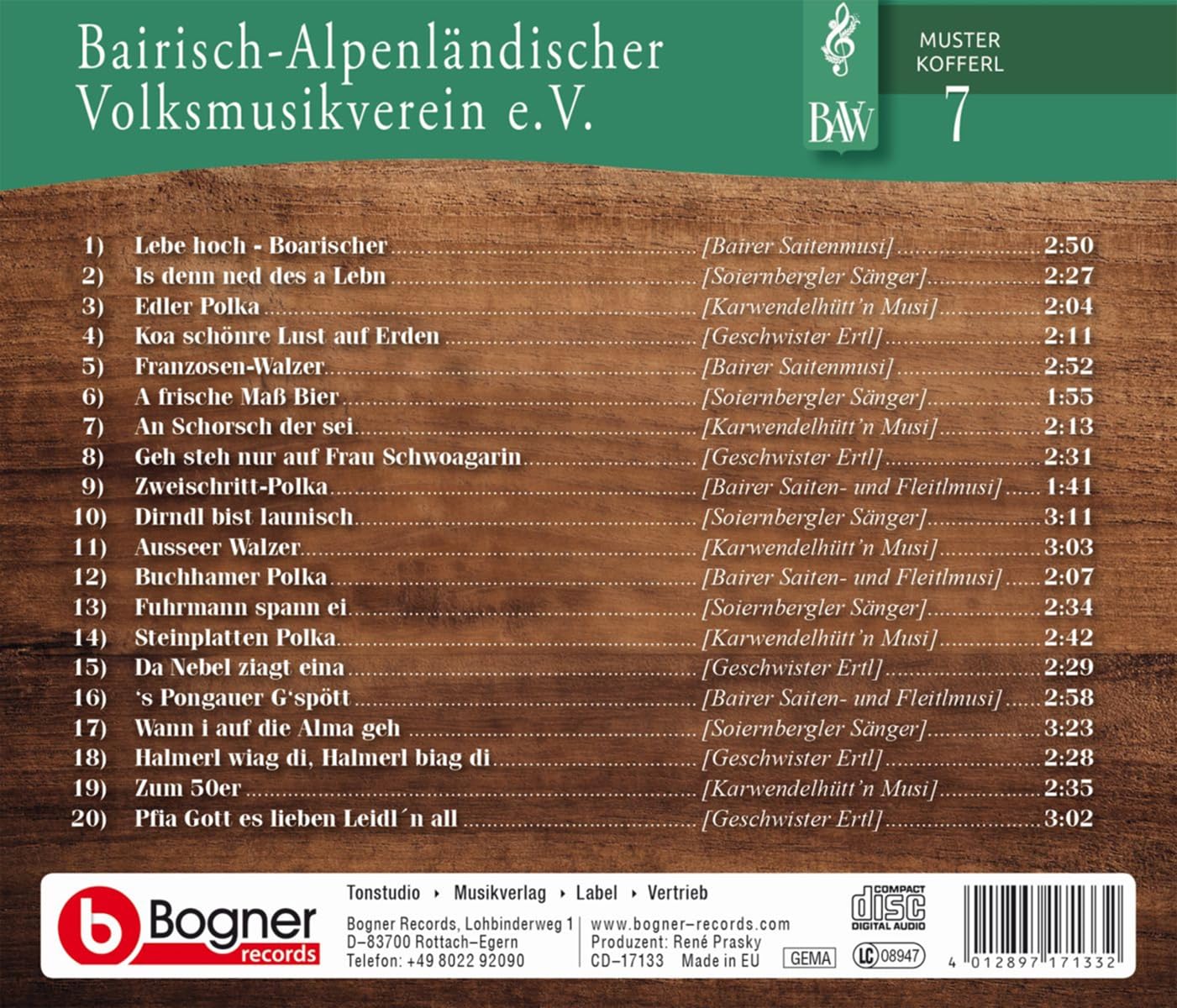 Musterkofferl 7 - Lebe Hoch!