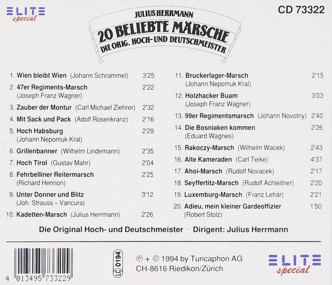 20 BELIEBTE M?„RSCHE