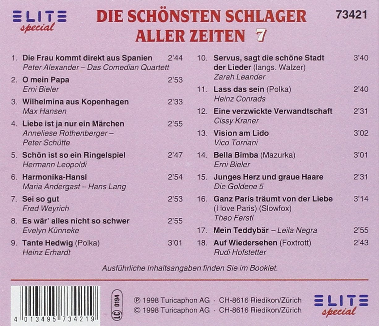 DIE SCH?–NSTEN SCHLAGER ALLER 7