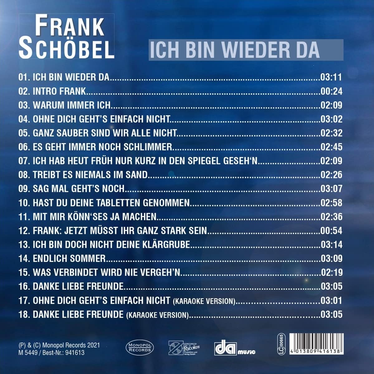 ICH BIN WIEDER DA