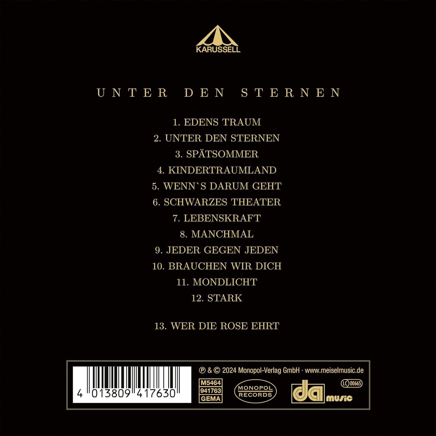 UNTER DEN STERNEN