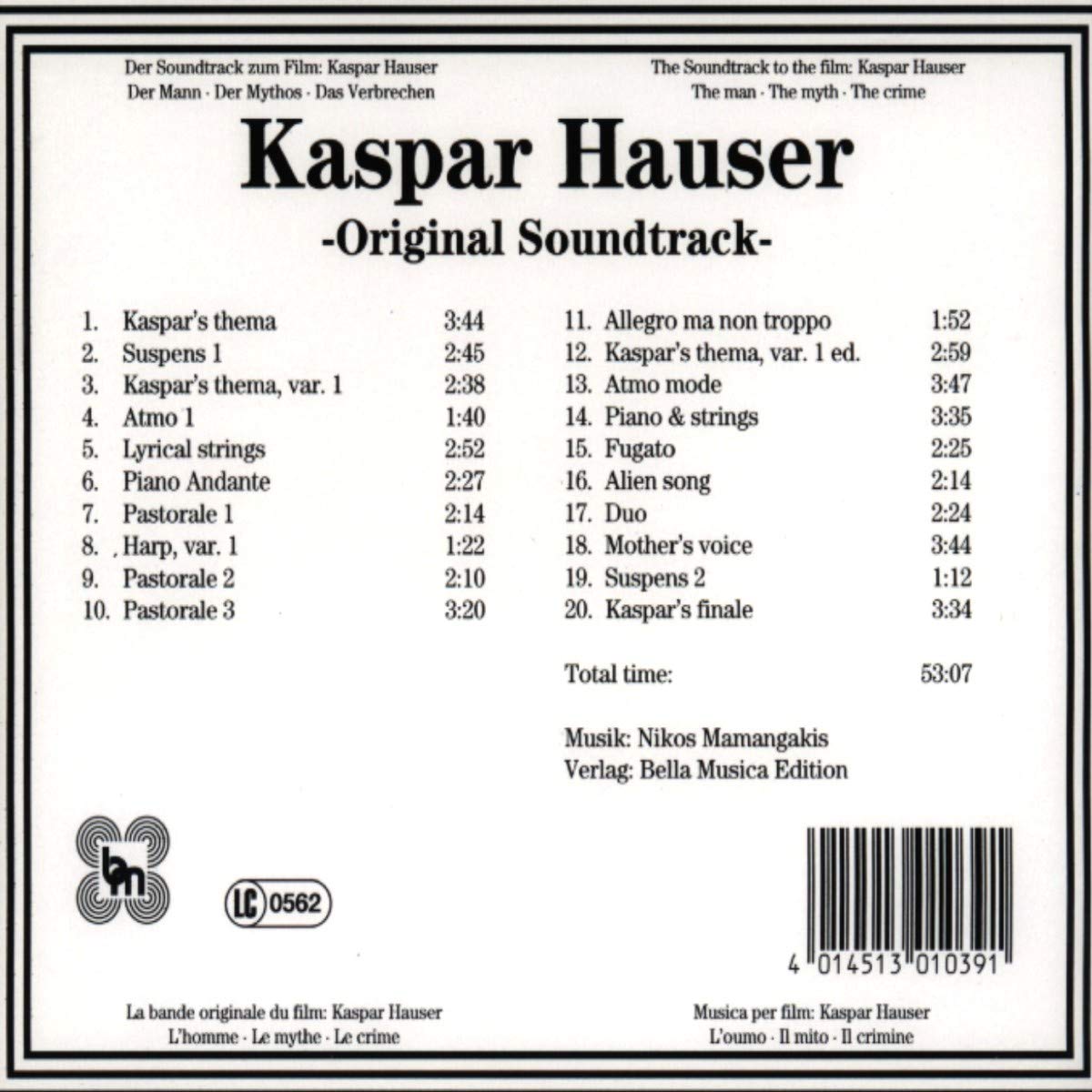 Originalsoundtrack Kaspar Haus