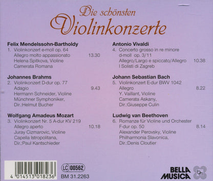 Die Schönsten Violinkonzerte