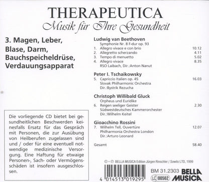 Therapeutica - Musik für Ihre Gesundheit - Vol. 3 (Magen, Leber, Blase, Darm, Bauchspeicheldrüse, Verdauungsapparat)