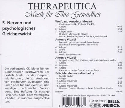 Therapeutica - Musik für Ihre Gesundheit - Vol. 5 (Nerven und psychologisches Gleichgewicht)