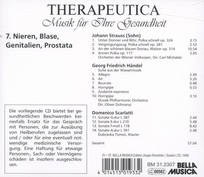 Therapeutica - Musik für Ihre Gesundheit - Vol. 7 (Nieren, Blase, Genitalien, Prostata)