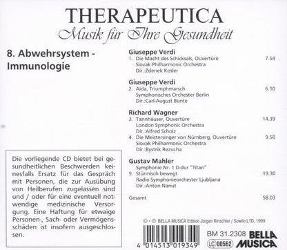 Therapeutica - Musik für Ihre Gesundheit - Vol. 8 (Abwehrsystem-Immunologie)