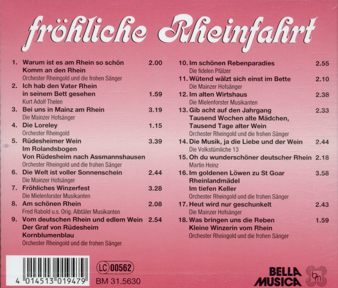 Fröhliche Rheinfahrt
