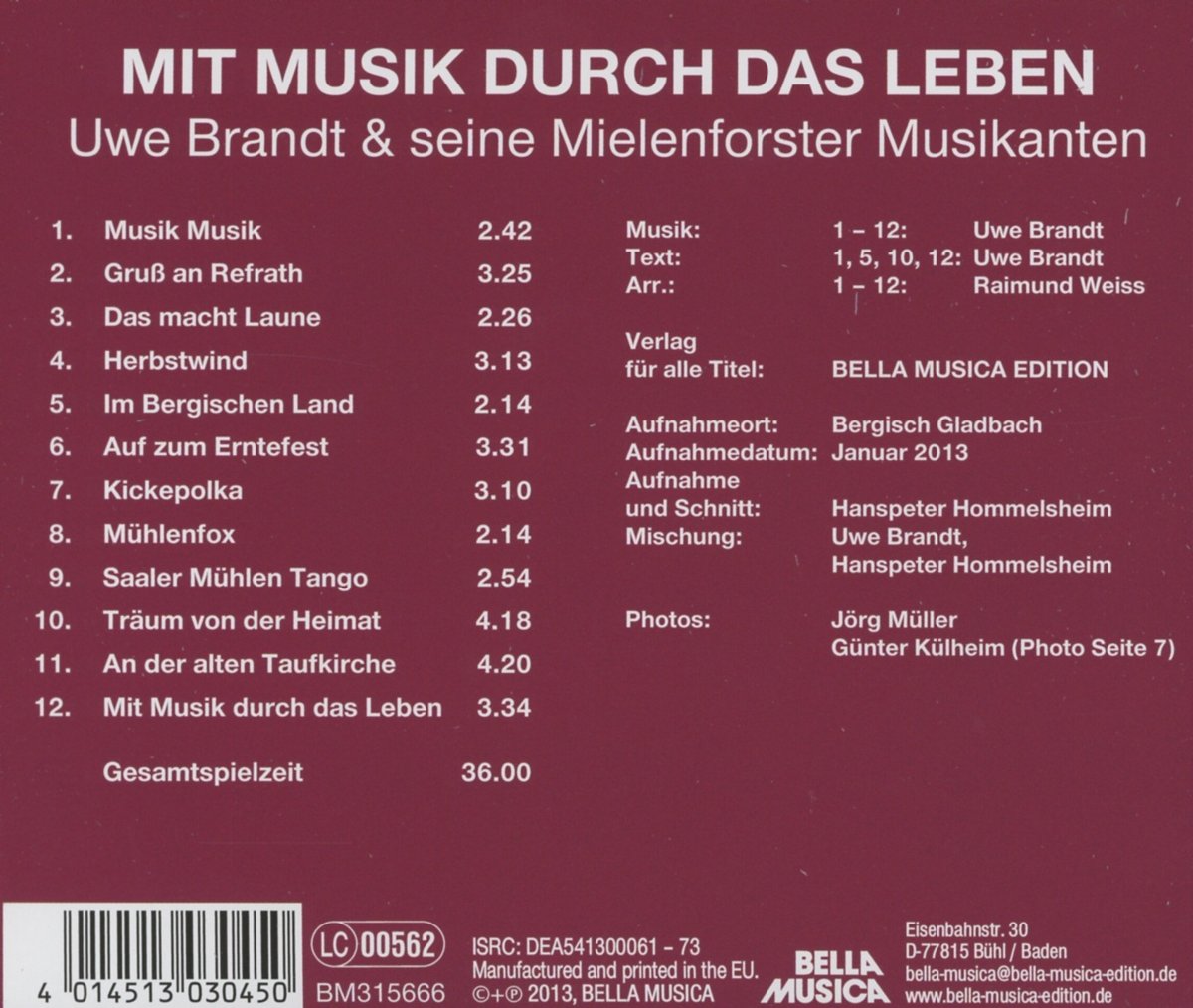 Mit Musik Durch das Leben