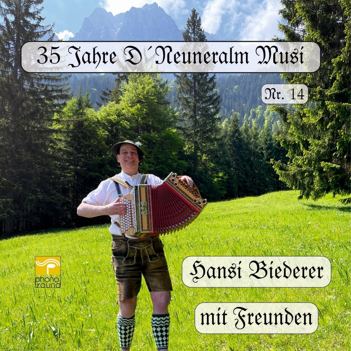 Hansi Biederer mit Freunden